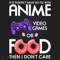 Anime Video Games And Food Lover Golf Towel thumb 3