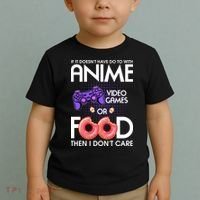 Anime Video Games And Food Lover Toddler T-Shirt thumb 2
