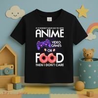 Anime Video Games And Food Lover Toddler T-Shirt thumb 3