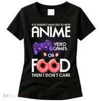 Anime Video Games And Food Lover Women's T-Shirt thumb 0
