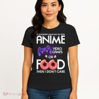 Anime Video Games And Food Lover Women's T-Shirt thumb 4