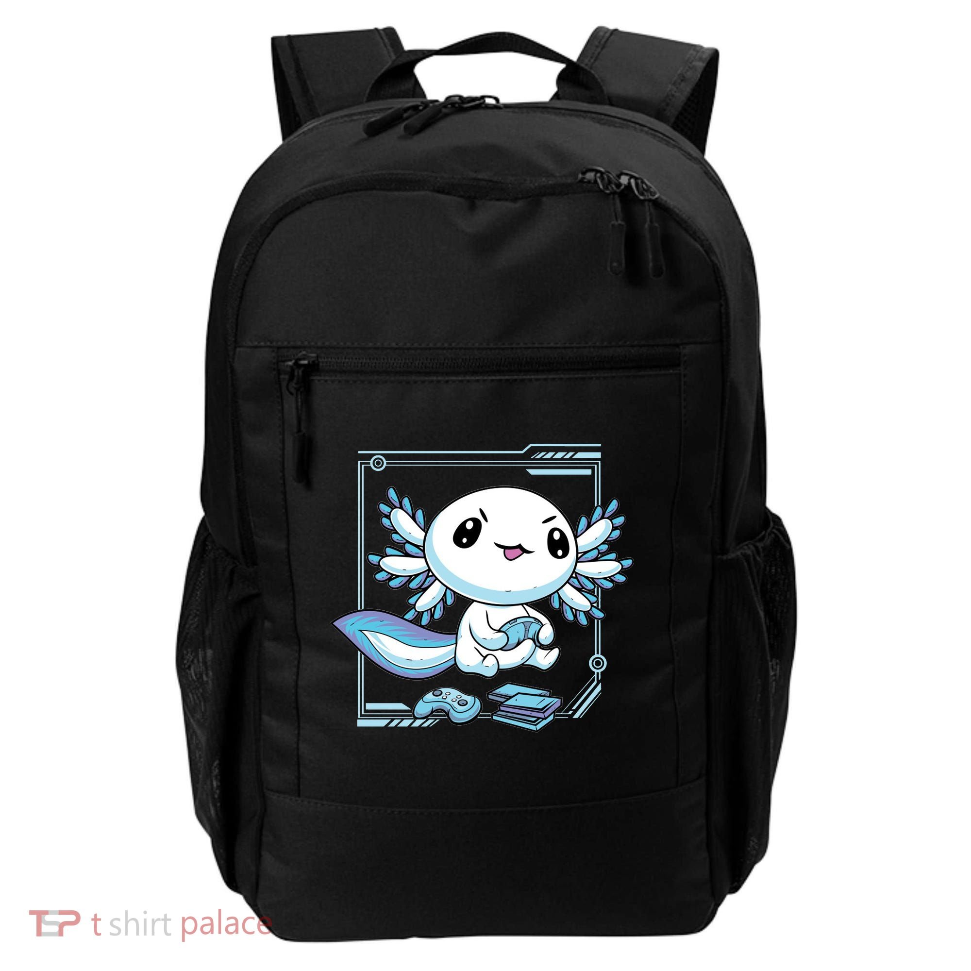 Axolotl Video Games Gamer Backpack