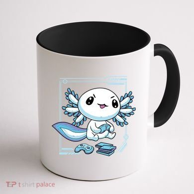 Axolotl Video Games Gamer Coffee Mug back
