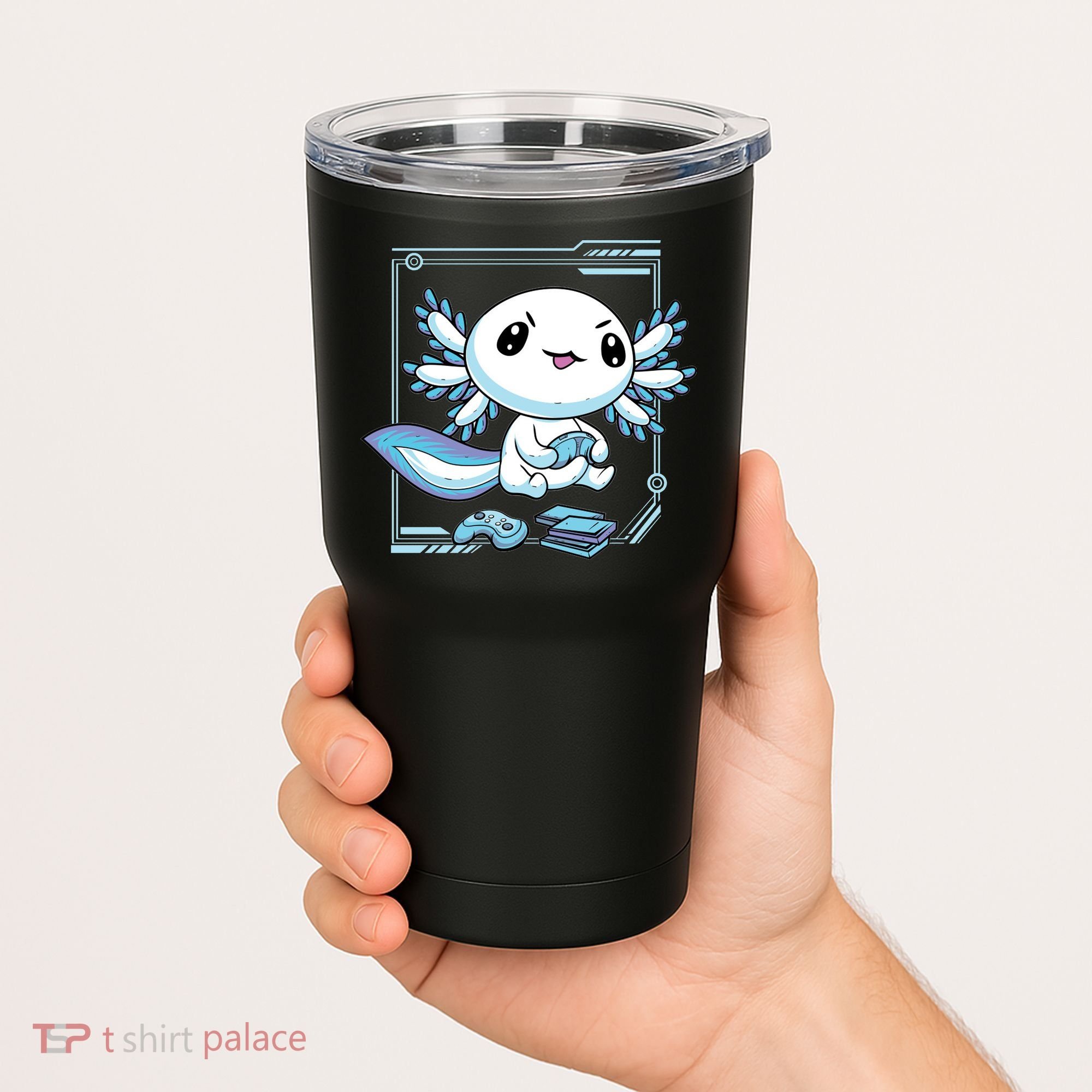 Axolotl Video Games Gamer Tumbler
