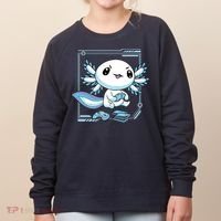 Axolotl Video Games Gamer Women's Sweatshirt thumb 0