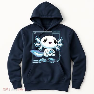 Axolotl Video Games Gamer Hoodie