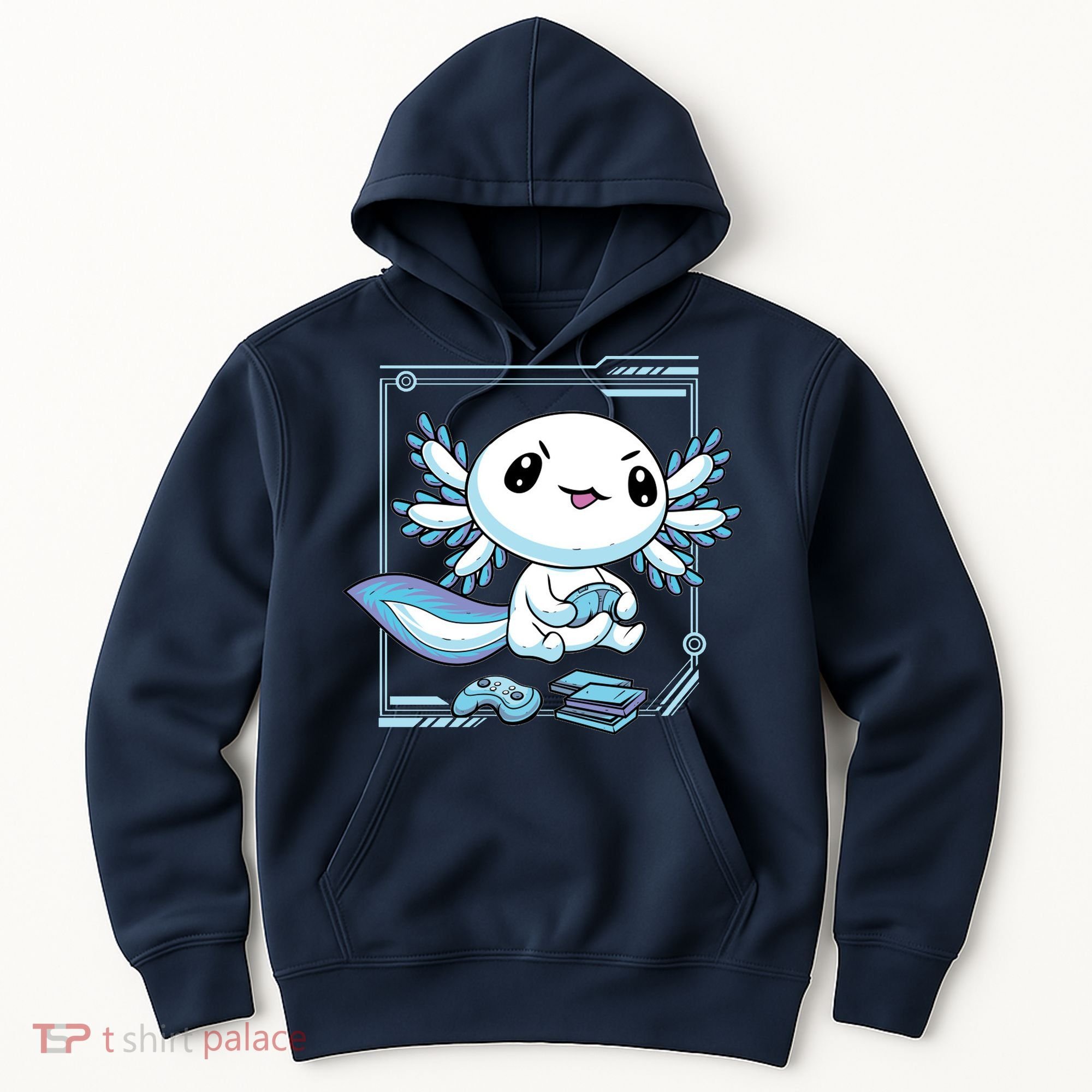 Axolotl Video Games Gamer Hoodie