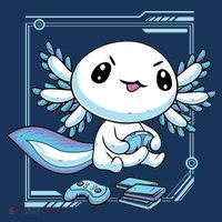 Axolotl Video Games Gamer Apron thumb 3