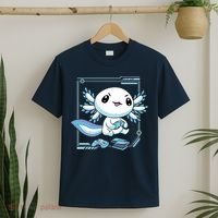 Axolotl Video Games Gamer T-Shirt thumb 2