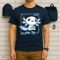 Axolotl Video Games Gamer T-Shirt thumb 6