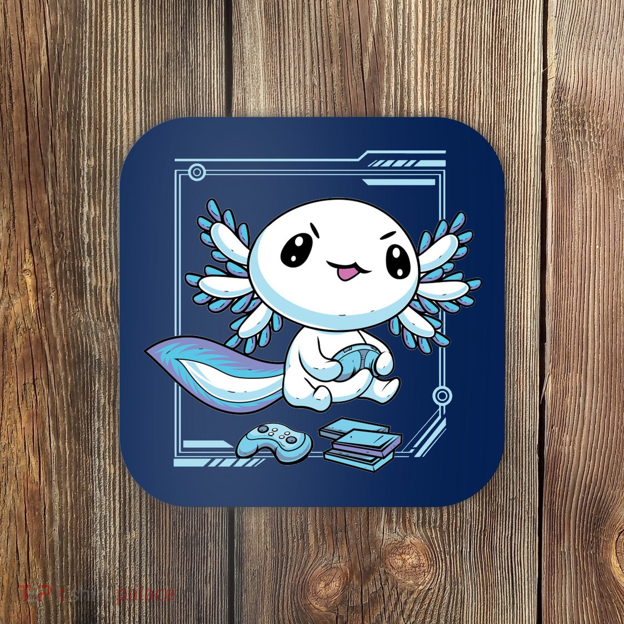 Axolotl Video Games Gamer Coaster