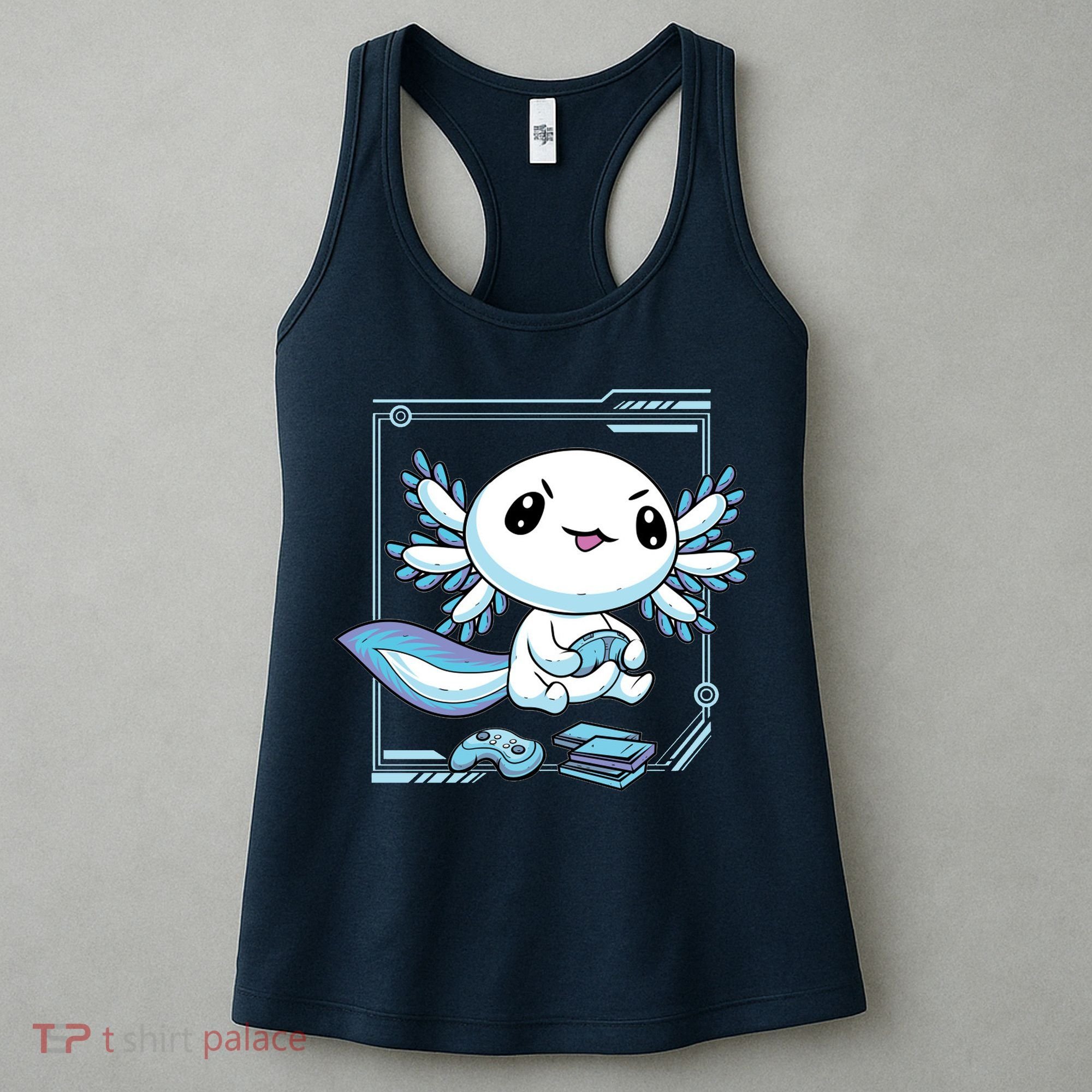 Axolotl Video Games Gamer Women's Tank Top