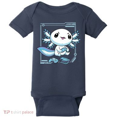 Axolotl Video Games Gamer Baby Bodysuit
