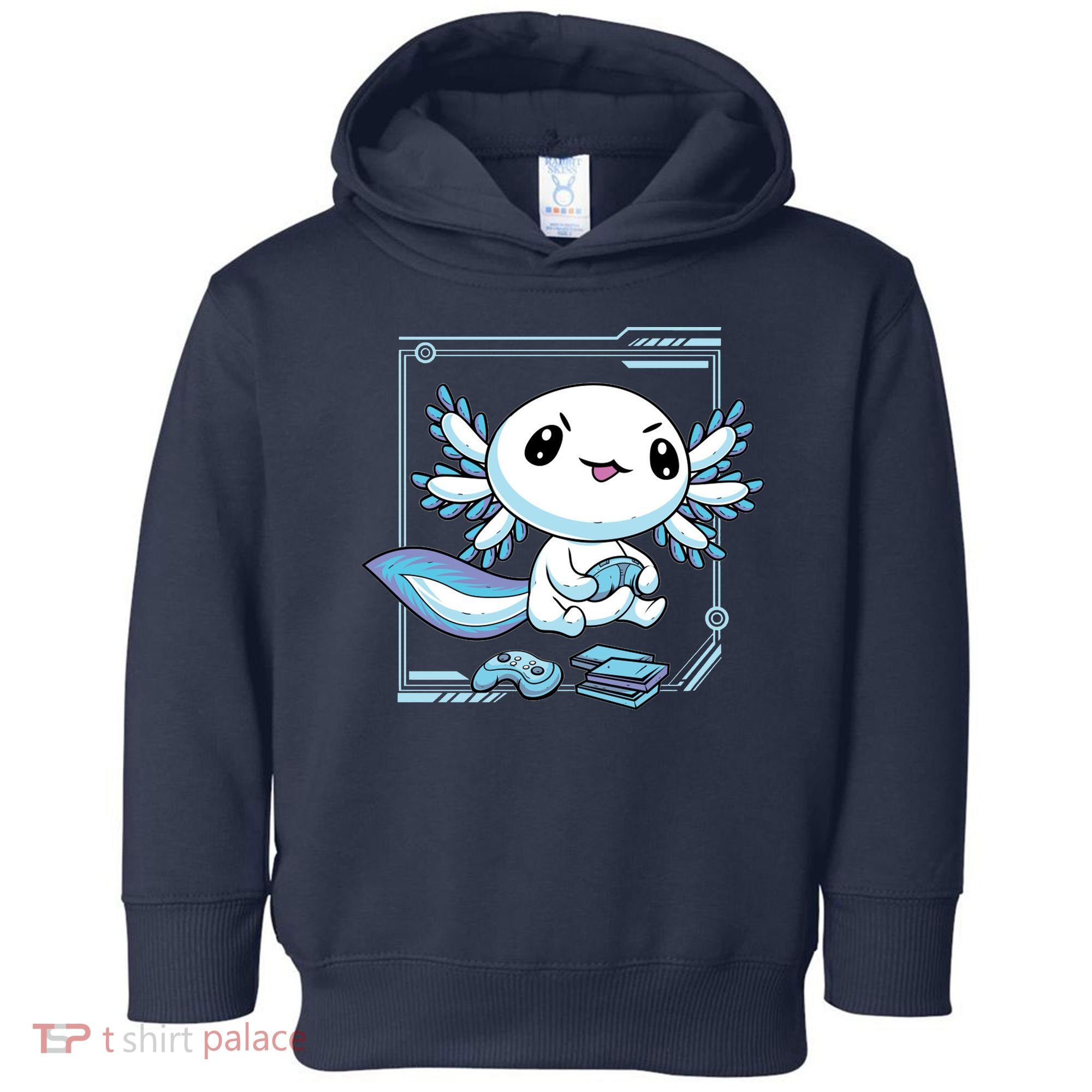 Axolotl Video Games Gamer Toddler Hoodie
