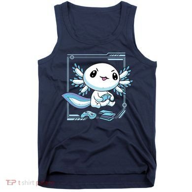 Axolotl Video Games Gamer Tank Top
