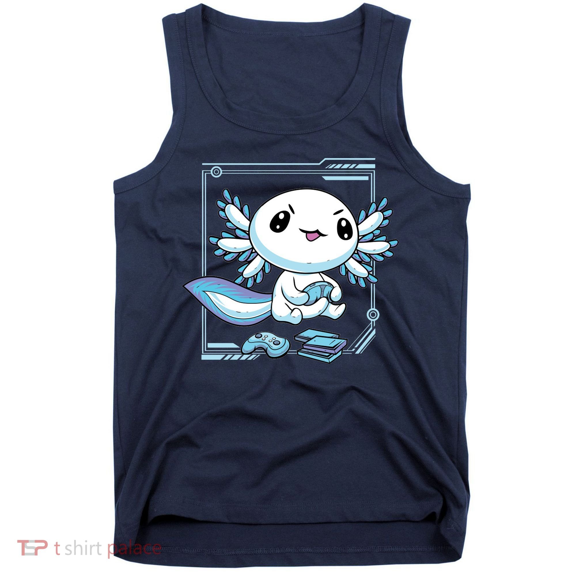 Axolotl Video Games Gamer Tank Top