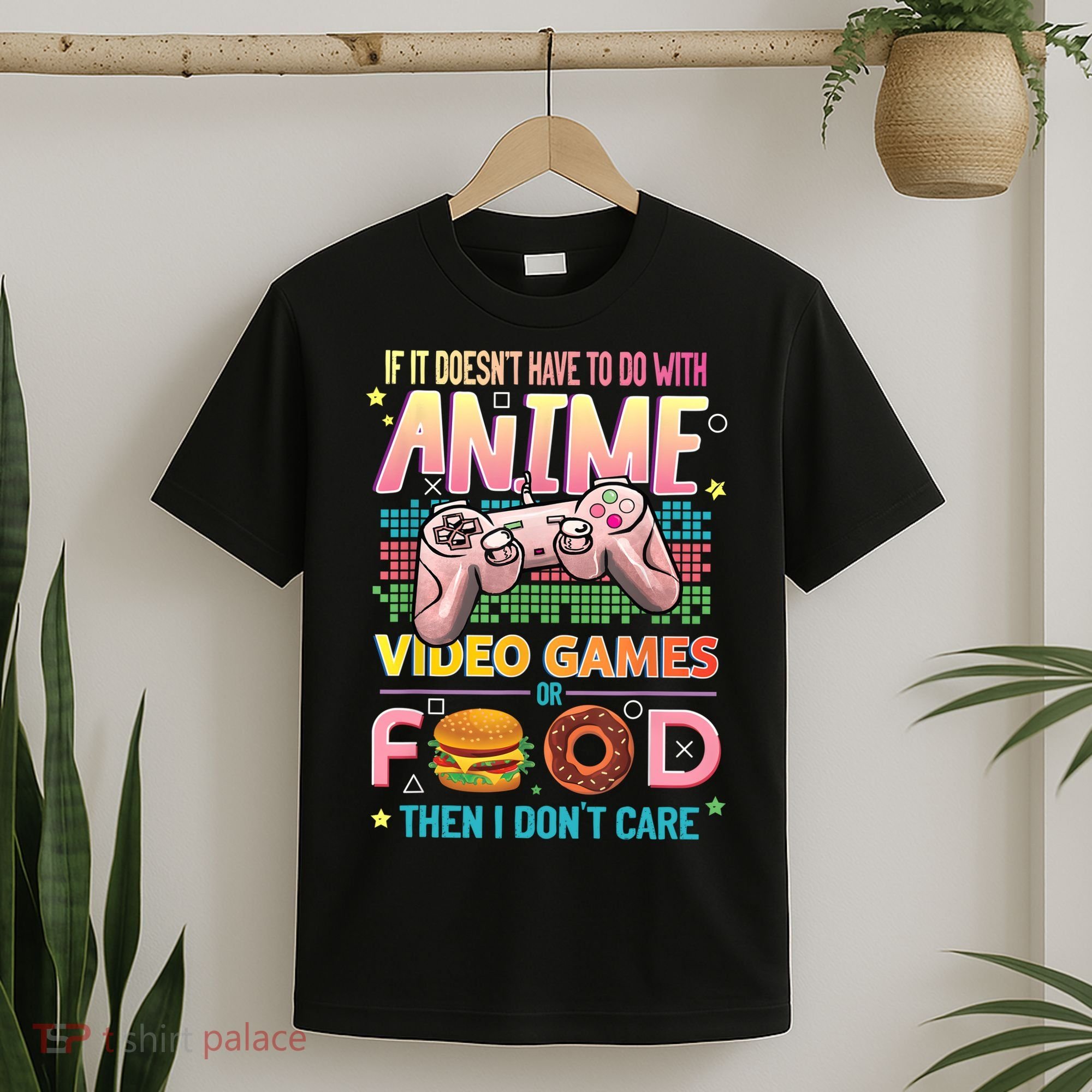 Anime Video Games Food Anime Lovers Gifts Idea T-Shirt