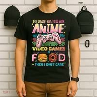 Anime Video Games Food Anime Lovers Gifts Idea T-Shirt thumb 6