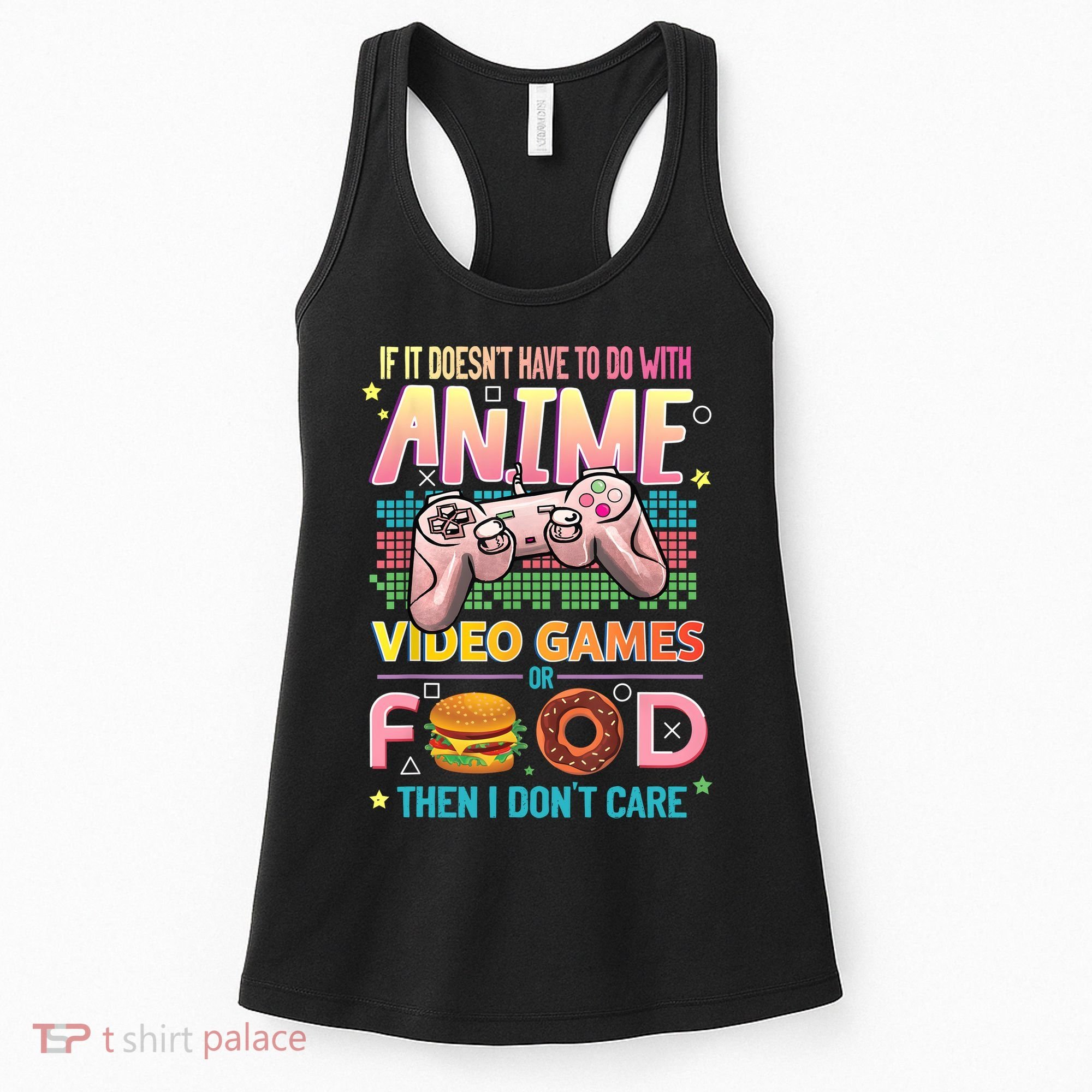 Anime Video Games Food Anime Lovers Gifts Idea Women's Tank Top