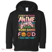 Anime Video Games Food Anime Lovers Gifts Idea Toddler Hoodie thumb 0