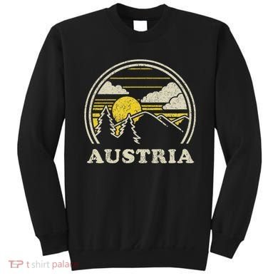 Austria Vintage Hiking Mountains Sweatshirt