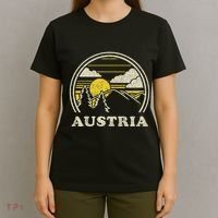 Austria Vintage Hiking Mountains T-Shirt thumb 4