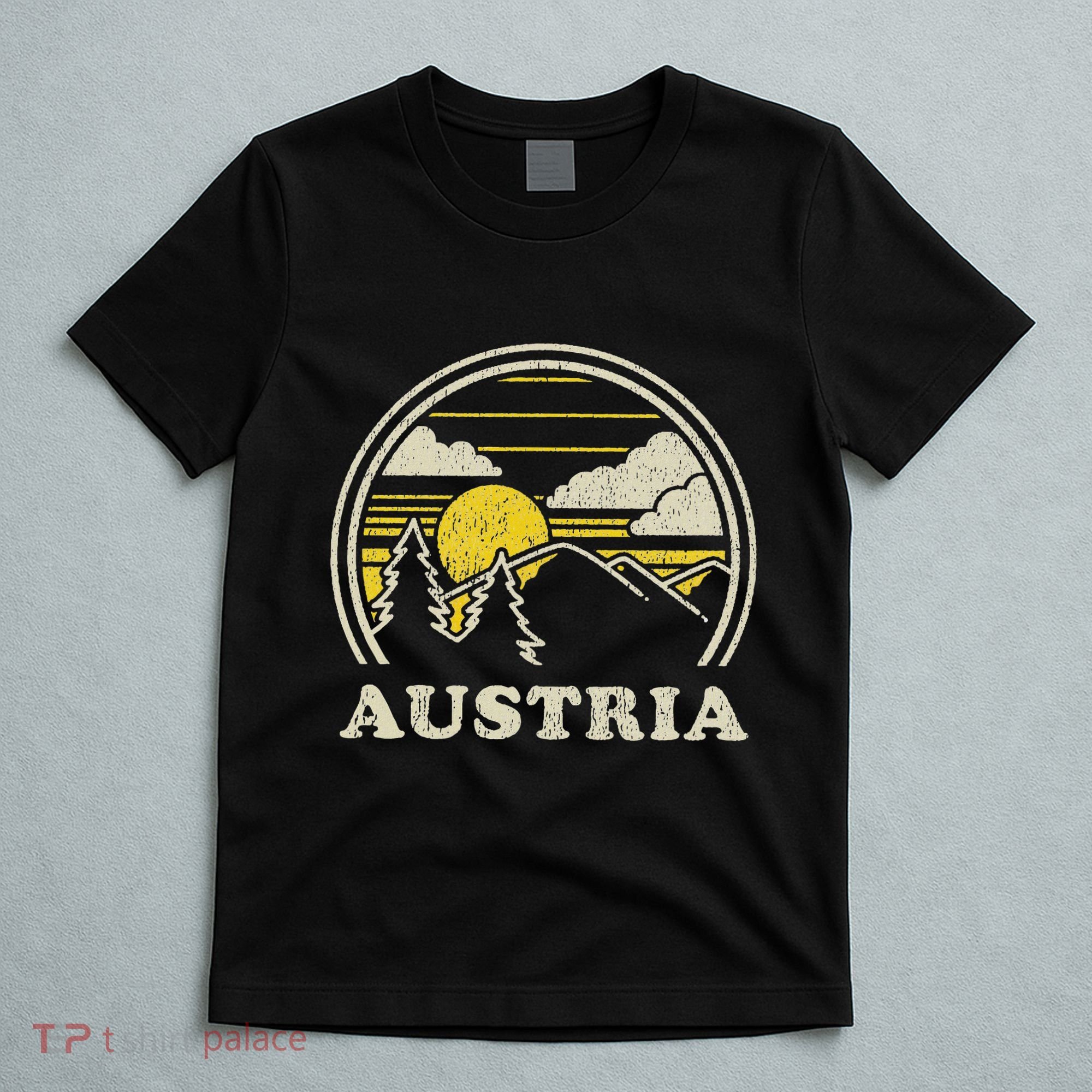 Austria Vintage Hiking Mountains T-Shirt