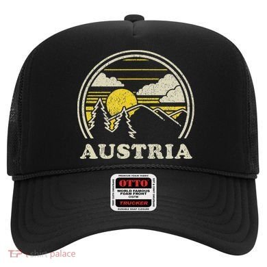 Austria Vintage Hiking Mountains Hat