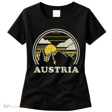 Austria Vintage Hiking Mountains Women's T-Shirt