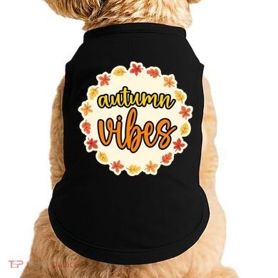 Autumn Vibes Leaf Season Doggie Tank