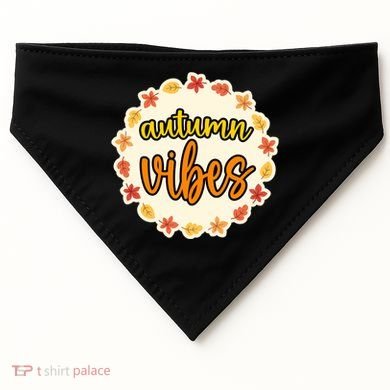 Autumn Vibes Leaf Season USA-Made Doggie Bandana