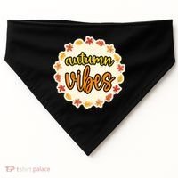 Autumn Vibes Leaf Season USA-Made Doggie Bandana thumb 0