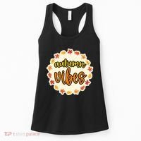Autumn Vibes Leaf Season Women's Tank Top thumb 0