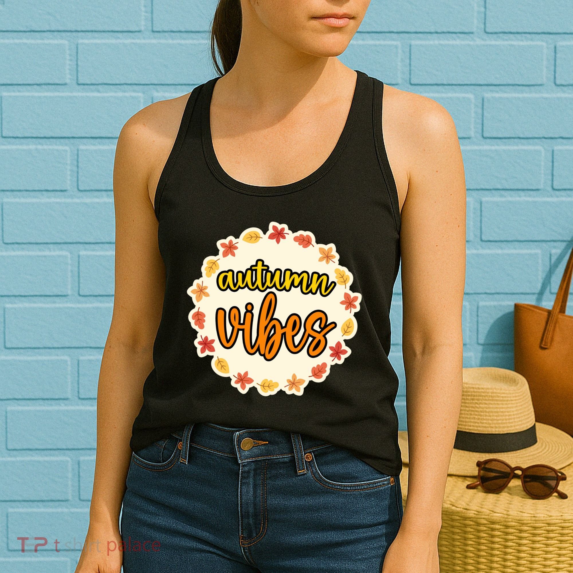 Autumn Vibes Leaf Season Women's Tank Top