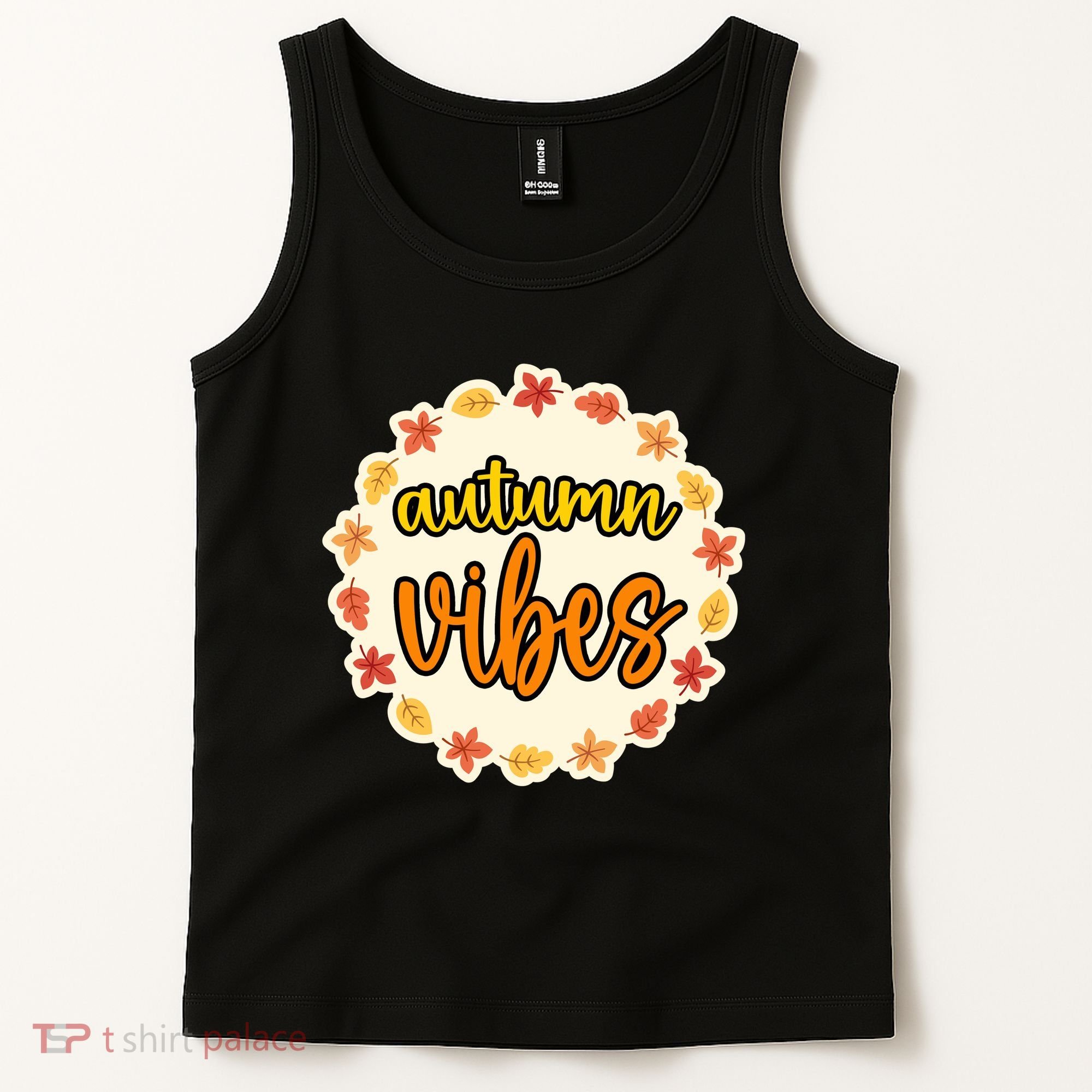 Autumn Vibes Leaf Season Tank Top