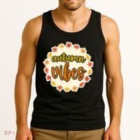Autumn Vibes Leaf Season Tank Top thumb 3