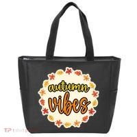 Autumn Vibes Leaf Season Tote Bag thumb 0