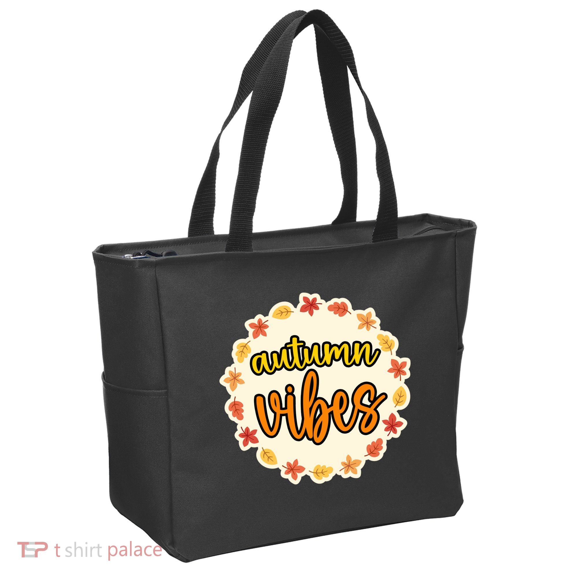 Autumn Vibes Leaf Season Tote Bag