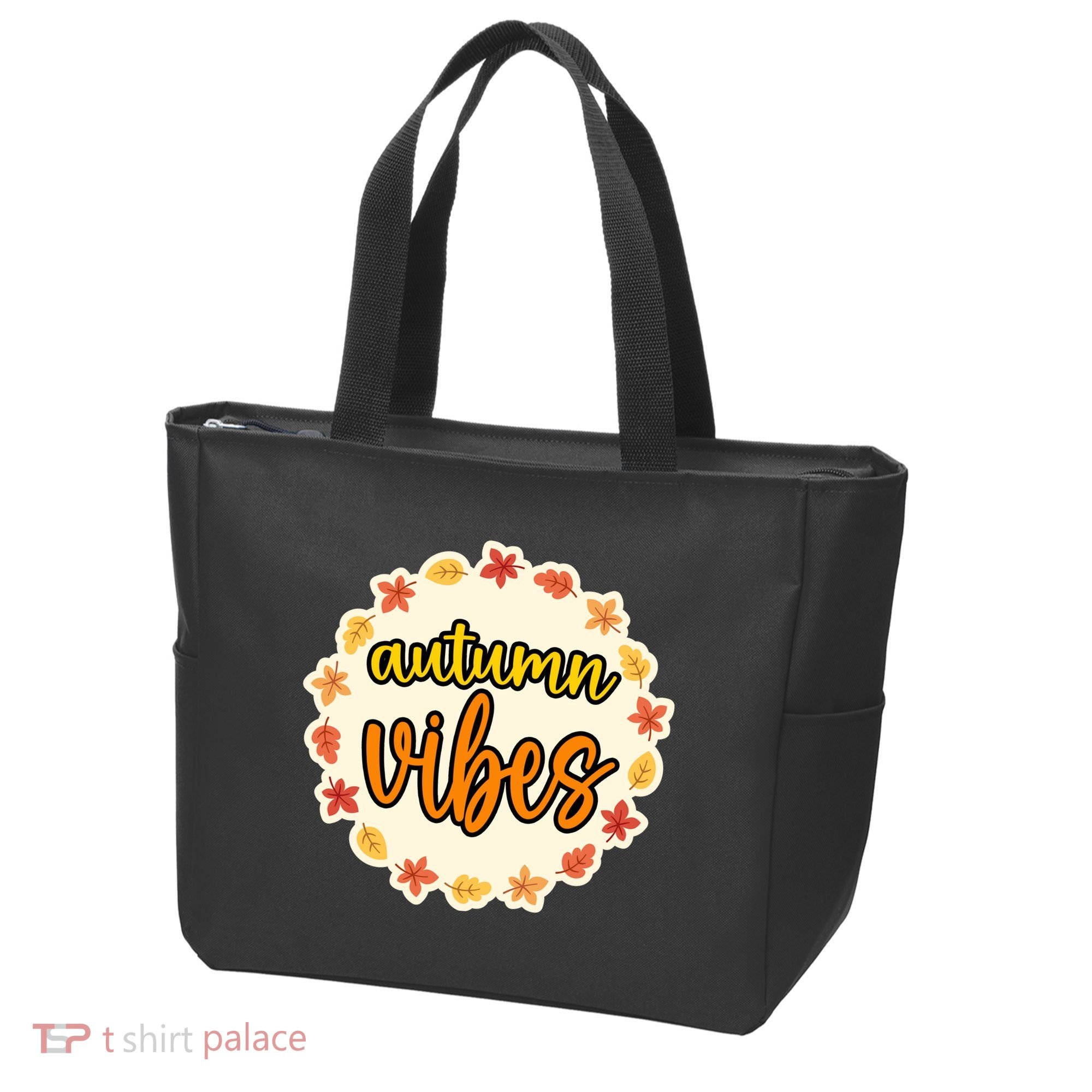 Autumn Vibes Leaf Season Tote Bag