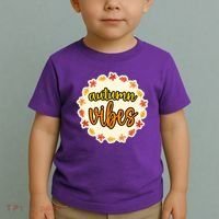 Autumn Vibes Leaf Season Toddler T-Shirt thumb 2