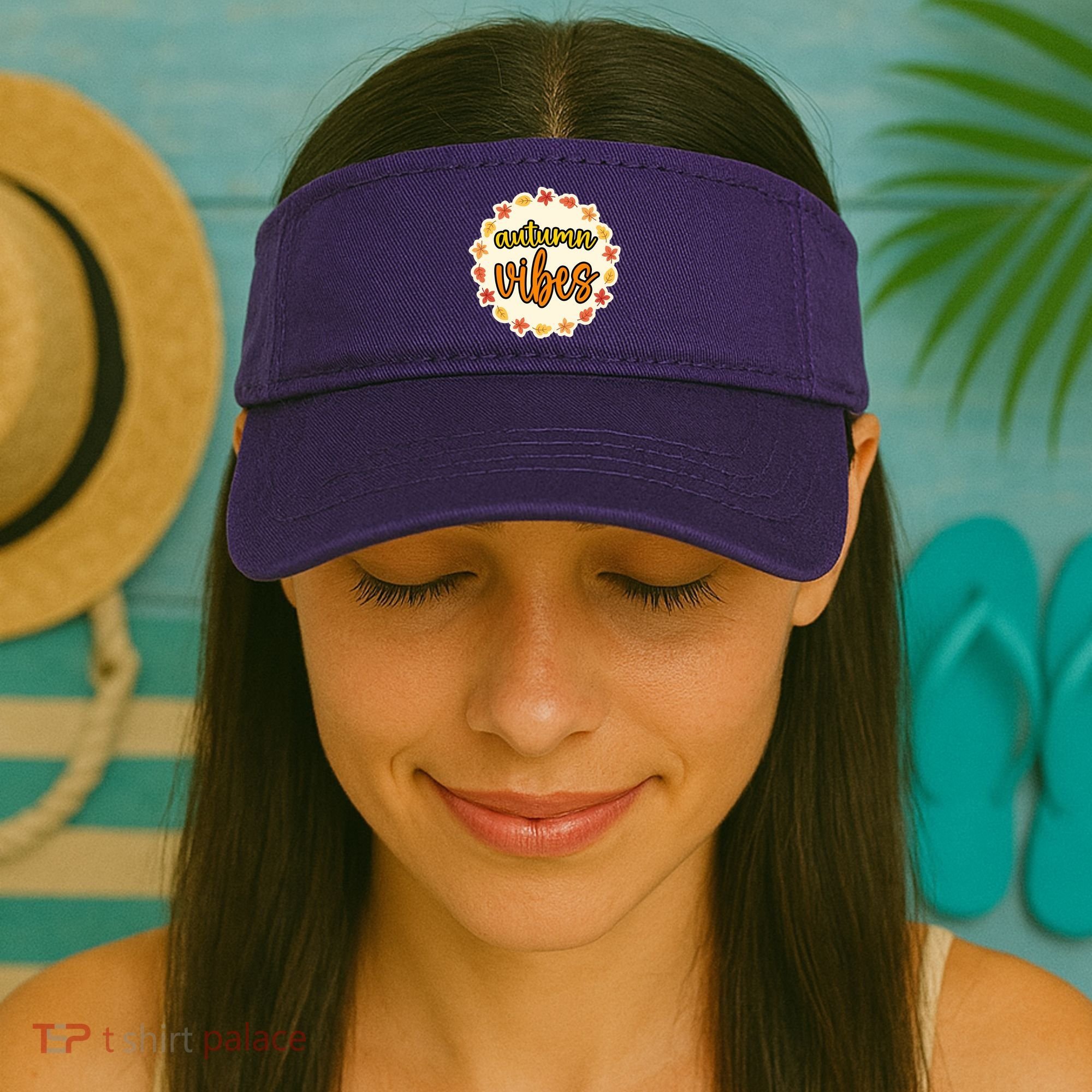 Autumn Vibes Leaf Season Visor