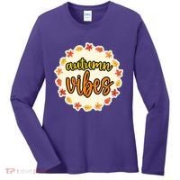 Autumn Vibes Leaf Season Women's Long Sleeve Shirt thumb 0