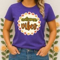 Autumn Vibes Leaf Season Women's T-Shirt thumb 2