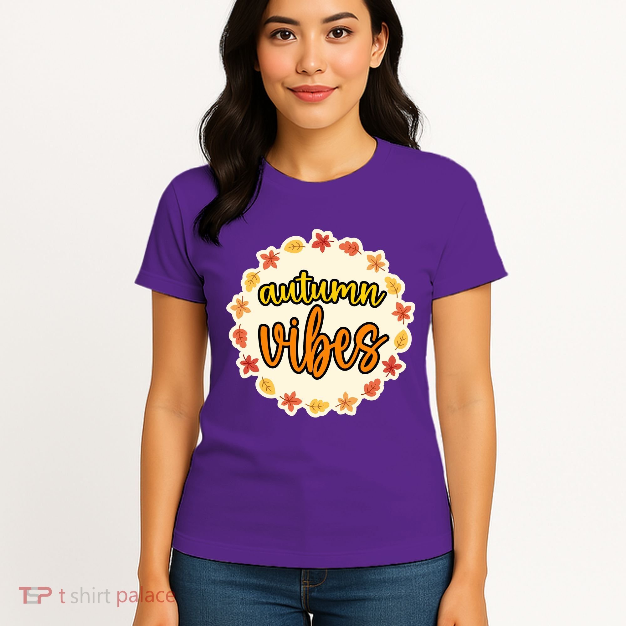 Autumn Vibes Leaf Season Women's T-Shirt