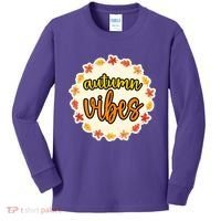 Autumn Vibes Leaf Season Kids Long Sleeve Shirt thumb 0