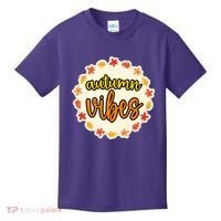 Autumn Vibes Leaf Season Kids T-Shirt thumb 0