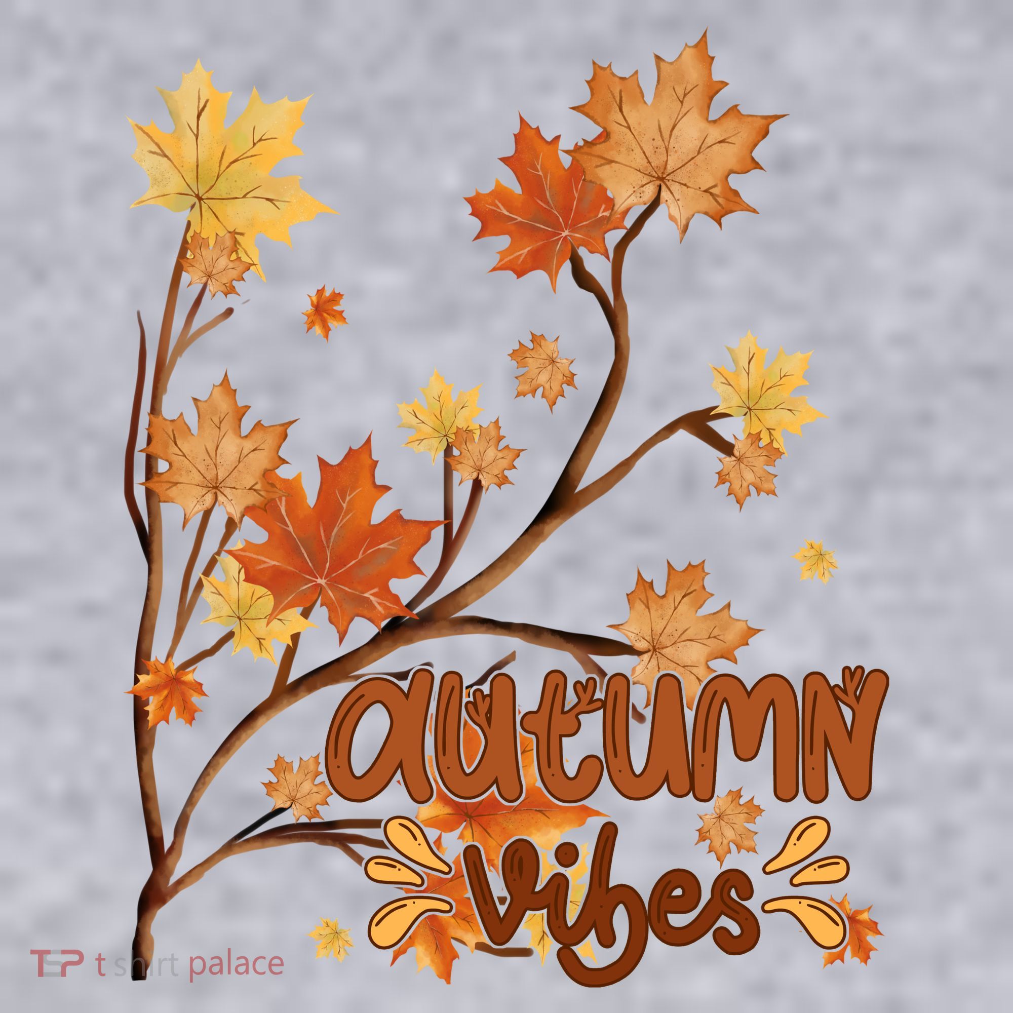 Autumn Vibes Leaves Cozy Women's Sweatshirt
