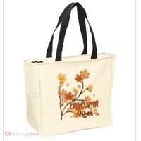 Autumn Vibes Leaves Cozy Tote Bag thumb 2