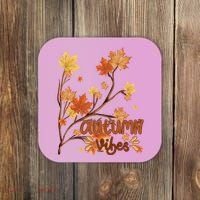 Autumn Vibes Leaves Cozy Coaster thumb 0