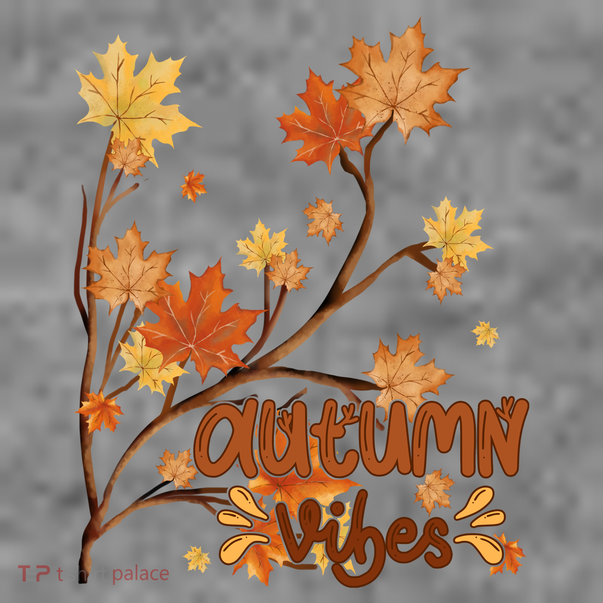 Autumn Vibes Leaves Cozy Toddler Hoodie